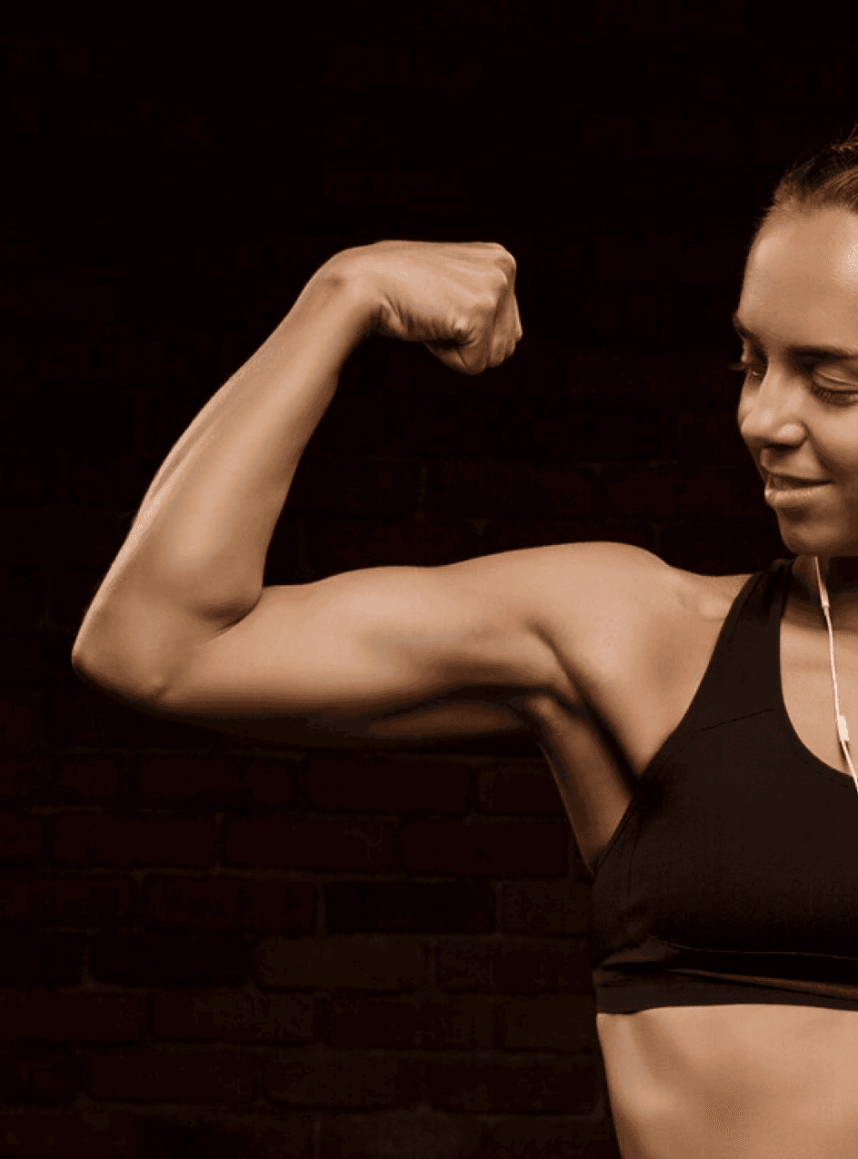 For toned arms